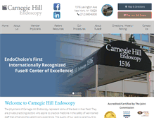 Tablet Screenshot of carnegiehillendo.com